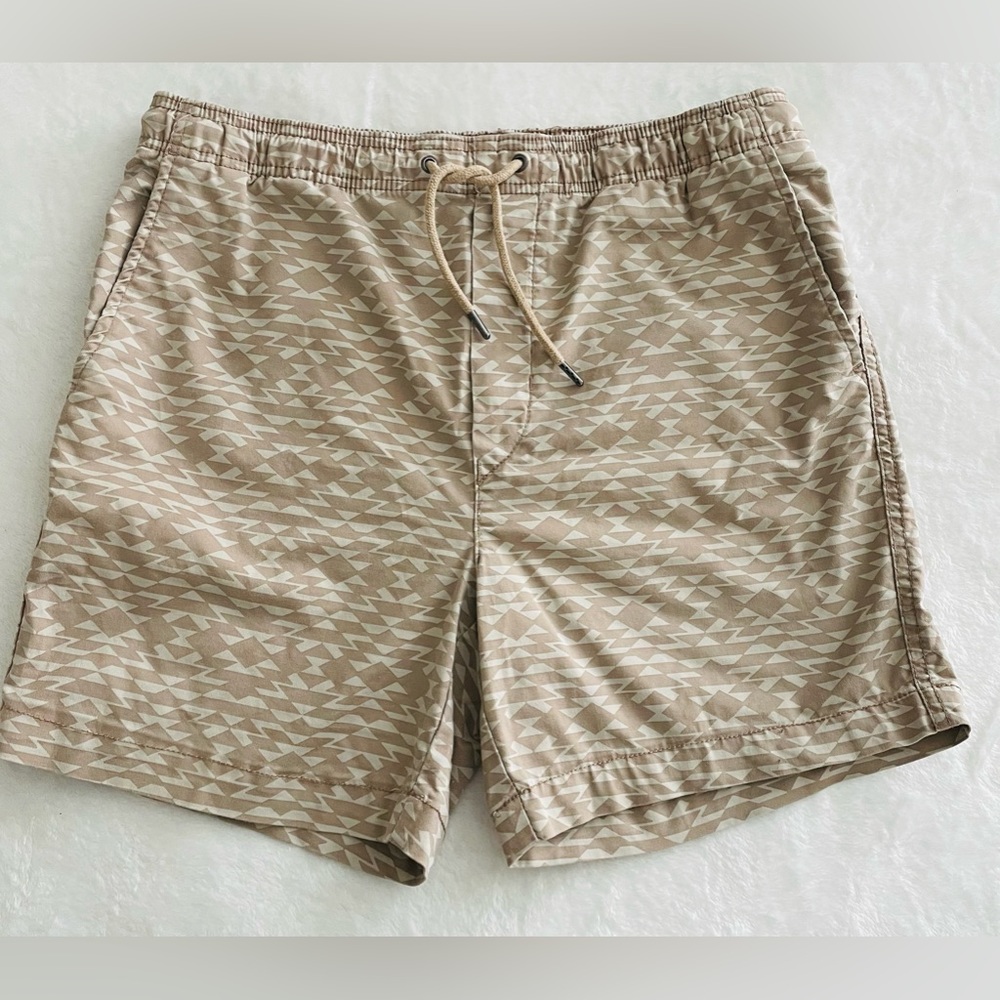 American Eagle Men's Shorts Drawstrings Medium Geometric